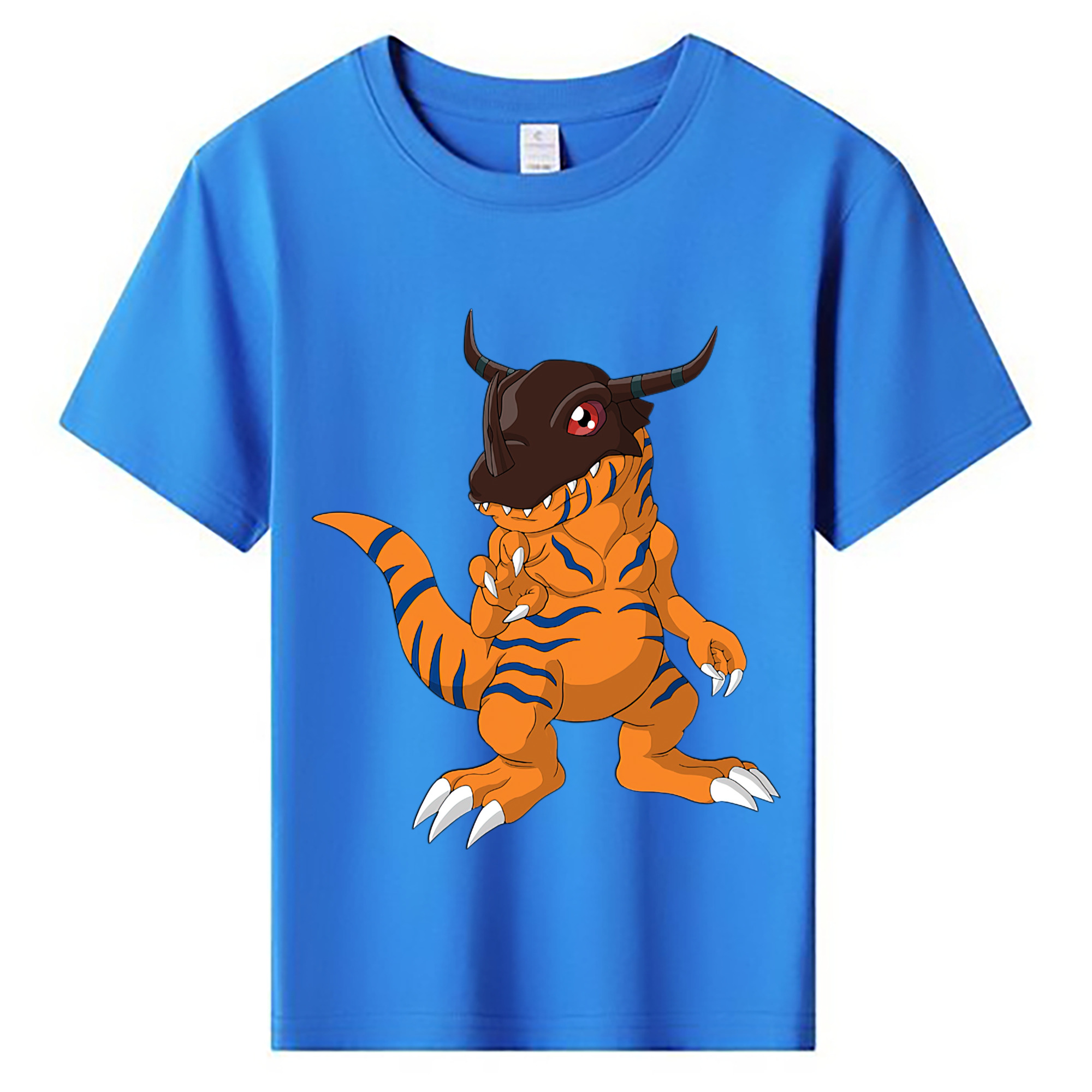 （画像用） Digimon デジタルモンスター/デジモン 綿100％キッズTシャツ（フロントプリント）